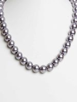 See Shell Pearl Chakra Healing Semi Precious Stone Designer Necklace - Image 2