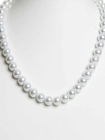 Genuine 10 Mm See Shell Pearl Reiki Crystal Chakra Gemstone Necklace - Image 2