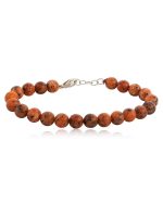 Natural Healing Chakra Agate Semi Precious Bracelet Increases Courage