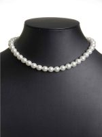 White See Shell Pearl Chakra Crystal Semi Precious Gemstone Necklace - Image 3