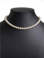 Original White Healing Crystal Pearl Semi Precious Gemstone Necklace - Image 3