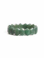 Genuine Green Aventurine Heart Chakra Semi Precious Gemstone Bracelet - Image 2