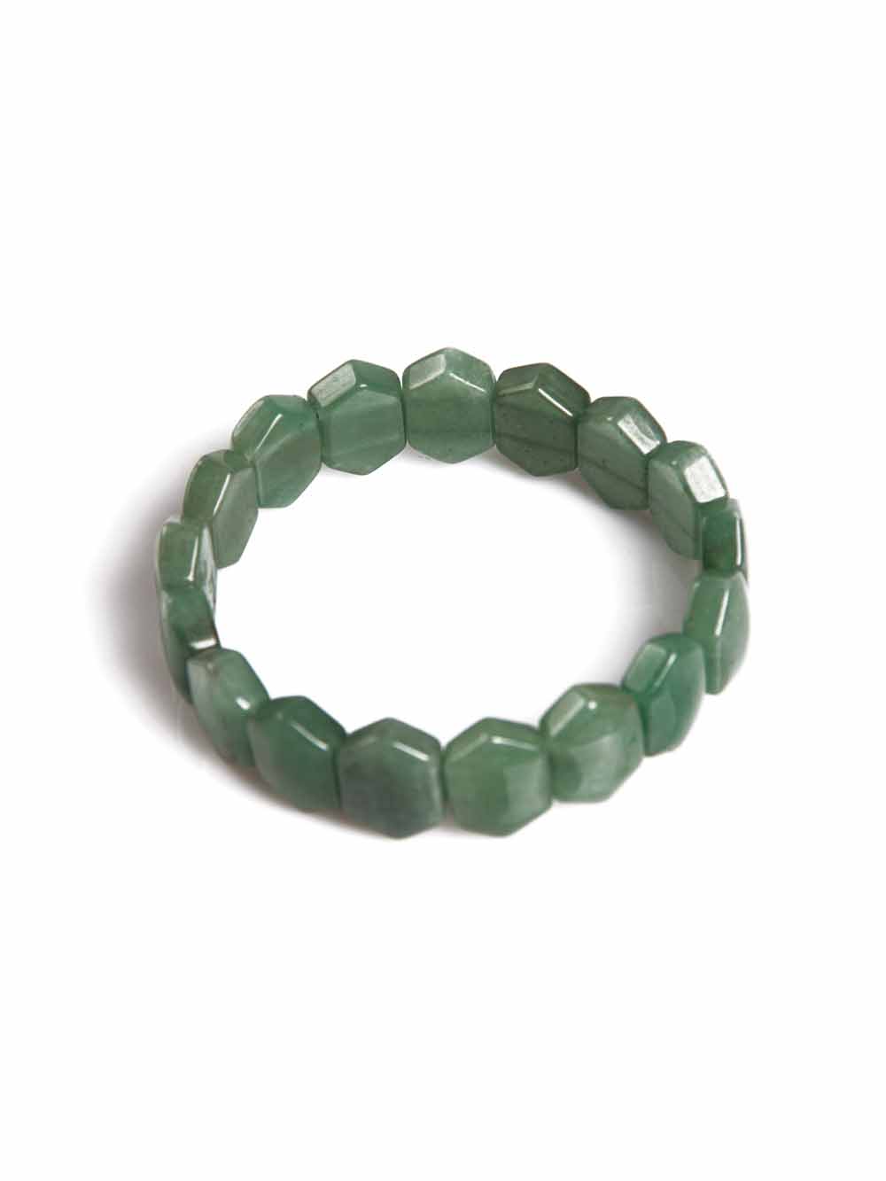 3003.jpg Genuine Green Aventurine Heart Chakra Semi Precious Gemstone Bracelet - Image 1
