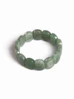 Genuine Green Aventurine Heart Chakra Semi Precious Stone Bracelet