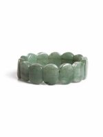Genuine Green Aventurine Heart Chakra Semi Precious Stone Bracelet - Image 2