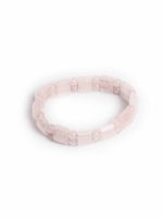 Natural Pink Crystal Semi Precious Stone Bracelet Releases Impurities