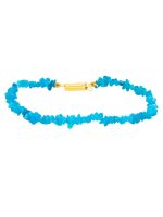 Genuine Crystal Apatite Semi Precious Stone Bracelet For Teeth & Bones