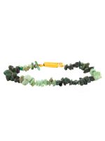 Natural Reiki Healing Emrald Semi Precious Stone Attracting Bracelet - Image 2