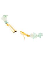 Natural Reiki Crystal Multi Fluorite Semi Precious Chips Bracelet - Image 2