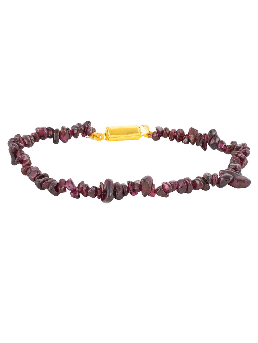 3072.jpg Natural Reiki Crystal Garnet Stone Semi Precious Re-energises Bracelet - Image 1