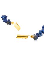 Genuine Blue Reiki Healing Lapis Lazuli Semi Precious Stone Bracelet - Image 3