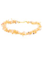 Original Healing Crystal Peach Pearl Semi Precious Gemstone Bracelet