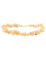 Original Healing Crystal Peach Pearl Semi Precious Gemstone Bracelet - Image 2