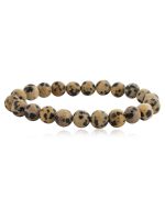 Natural Dalmation Jasper Reiki Crystal Semi Precious Stone Bracelet - Image 2