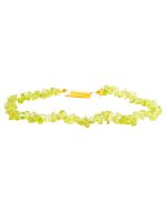 Genuine Healing Crystal Green Peridot Semi Precious Gemstone Bracelet - Image 2