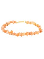 Genuine Healing Crystal Moonstone Semi Precious Stone Chips Bracelet