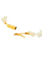 Natural White Healing Crystal Prehnite Semi Precious Gemstone Bracelet - Image 3