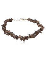 Natural Reiki Healing Crytal Smoky Quartz Semi Precious Stone Bracelet