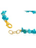 Original Blue Turquoise Reiki Crystal Semi Precious Gemstone Bracelet - Image 2
