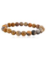 Genuine Healing Crazy Lace Agate Semi Precious Stone Crystal Bracelet - Image 2