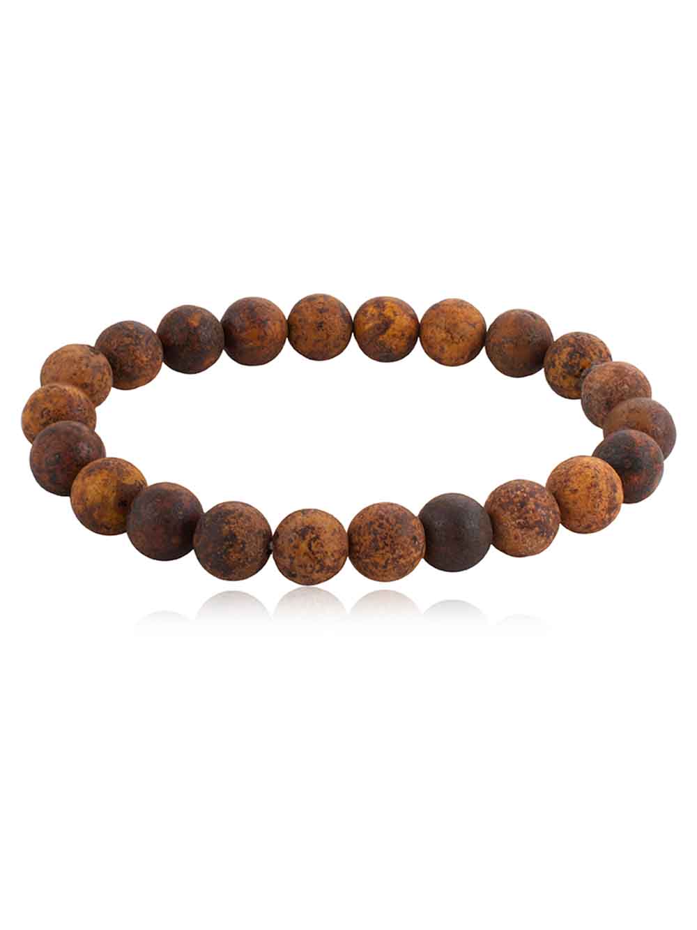 323.jpg Natural Crystal Reiki Bodhi Semi Precious Stone Bracelet Focus Memory - Image 1