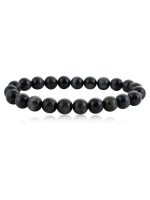 Natural Healing Crytal Black Tiger Eye Semi Precious Stone Bracelet - Image 2