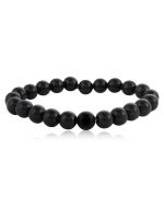 Natural Reiki Crystal Obsidian Semi Precious Stone Loving Bracelet - Image 2
