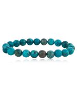 Natural Blue Argonite Reiki Crystal Semi Precious Gemstone Bracelet - Image 2