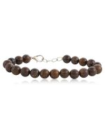 Genuine Reiki Crystal Bronzite Semi Precious Stone Protection Bracelet - Image 2