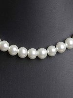 White See Shell Pearl Chakra Crystal Semi Precious Gemstone Necklace - Image 4