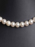 Natural White See Shell Pearl Crytal Semi Precious Gemstone Necklace - Image 4
