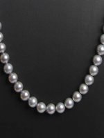 Genuine Silver See Shell Pearl Reiki Crystal Chakra Gemstone Necklace - Image 4