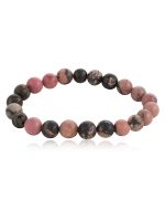 Natural Reiki Healing Crytal Rhodonite Semi Precious Stone Bracelet