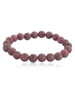 Natural Purple Tourmaline Reiki Crystal Semi Precious Stone Bracelet