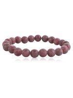 Natural Purple Tourmaline Reiki Crystal Semi Precious Stone Bracelet - Image 2