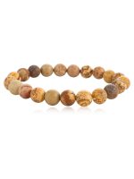 Genuine Healing Brown Picture Jasper Gemstone Semi Precious Bracelet - Image 2