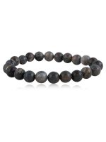 Natural Grey Petrified Semi Precious Gemstone Transformation Bracelet - Image 2