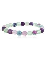 Genuine Healing Reiki Multi Fluorite Semi Precious Positivity Bracelet - Image 2
