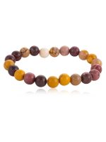 Genuine Chakra Mookaite Crystal Semi Precious Stone Kindness Bracelet