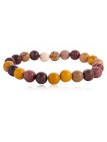 Genuine Chakra Mookaite Crystal Semi Precious Stone Kindness Bracelet - Image 2