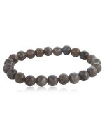 Natural Blue & Green Reiki Labradorite Semi Precious Gemstone Bracelet