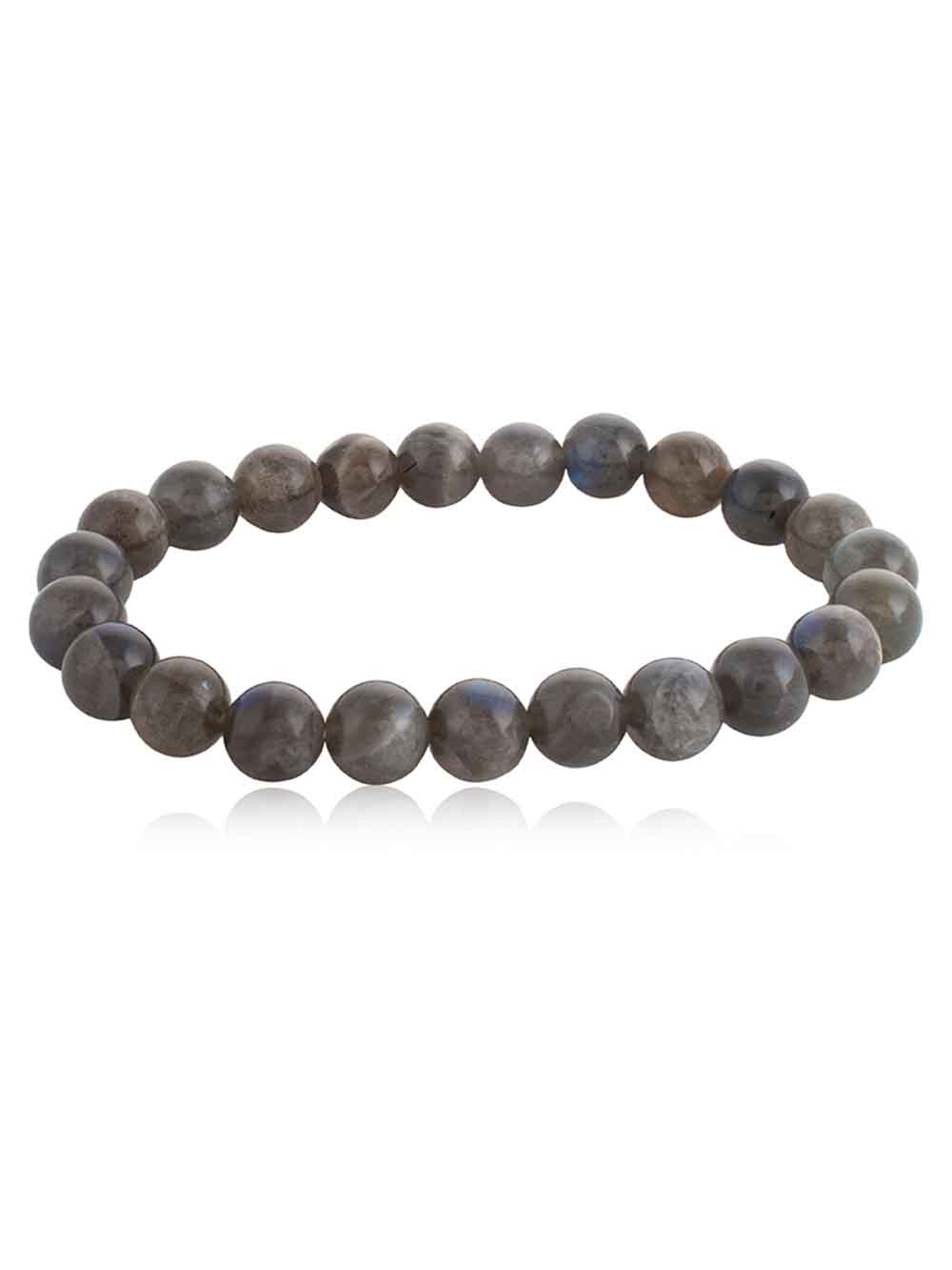 559.jpg Natural Blue & Green Reiki Labradorite Semi Precious Gemstone Bracelet - Image 1