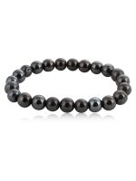 Genuine Healing Reiki Hematite Stone Semi Precious Bracelet For Mind