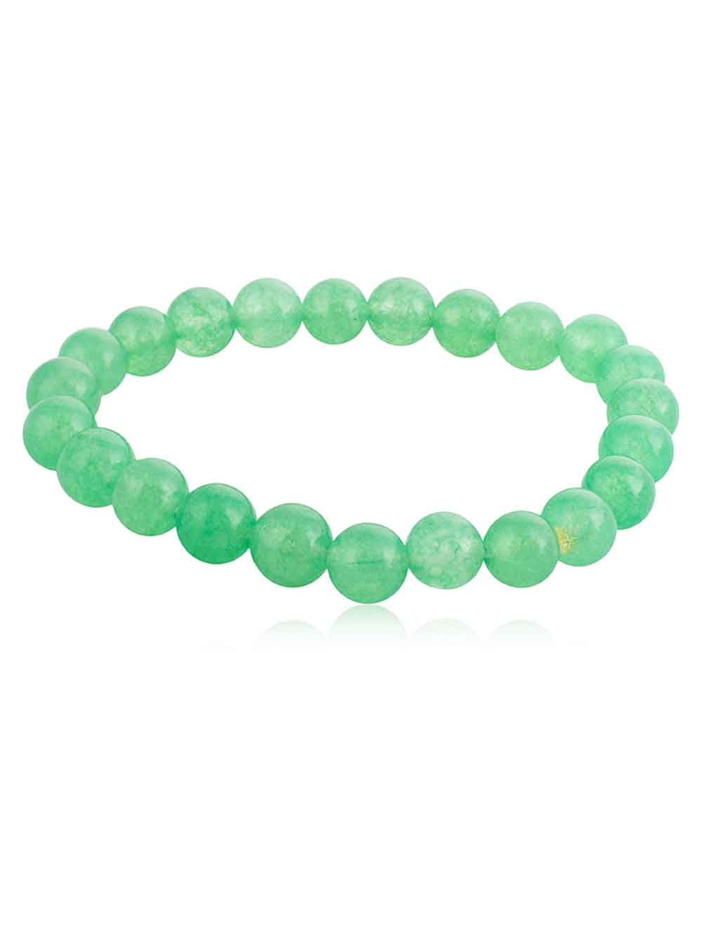 567-1.jpg Natural Crystal Aventurine Semi Precious Stone Bracelet For Meditation - Image 1