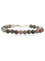Genuine Crystal Conglomerate Semi Precious Stone Protection Bracelet - Image 2