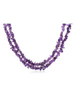 Natural Healing Chakra Amethyst Semi Precious Necklace For Creativity - Image 2
