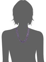 Natural Healing Chakra Amethyst Semi Precious Necklace For Creativity - Image 3