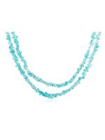 Natural Crystal Apatite Semi Precious Stone Necklace For Hypertension - Image 2