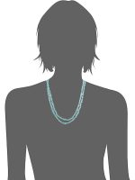 Natural Crystal Apatite Semi Precious Stone Necklace For Hypertension - Image 3