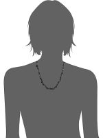 Natural Crystal Black Obsidian Semi Precious Stone Arthritis Necklace - Image 3